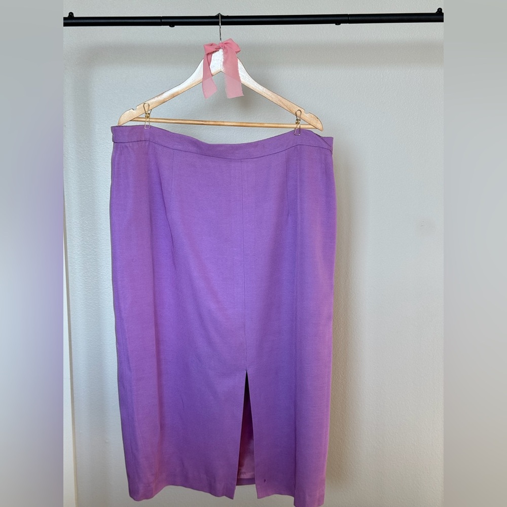 Solini purple pencil skirt